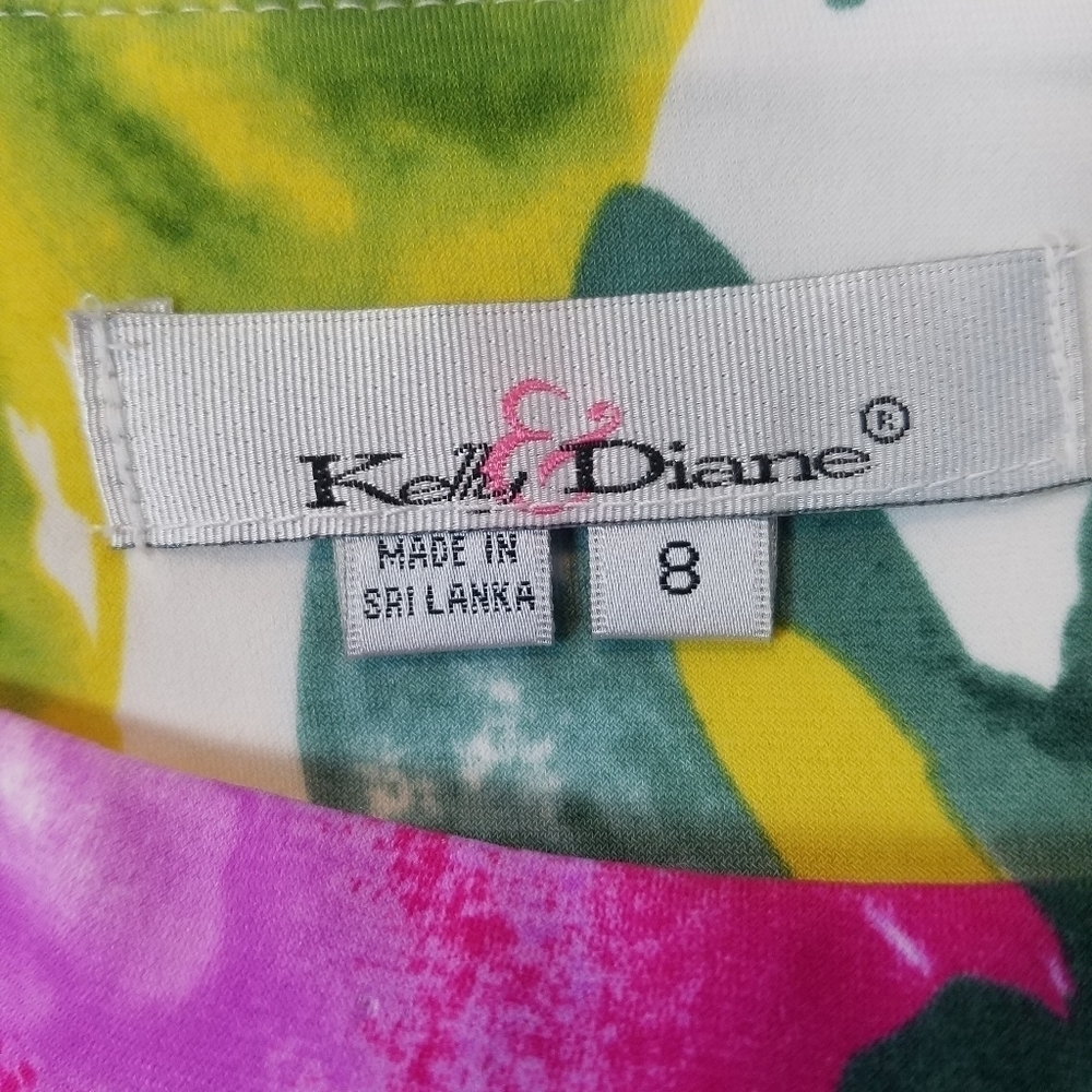 - Kelly & Diane floral faux wrap colorful skirt - Picture 7 of 13